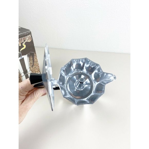 Vintage Pezzetti Italexpress 6 Cup Stovetop Espresso Coffee Maker Italy New! - Picture 8 of 12